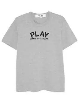 Футболка с логотипом Comme Des Garons Play, серый