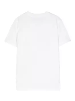 Футболка с логотипом Compass Stone Island Junior, белый