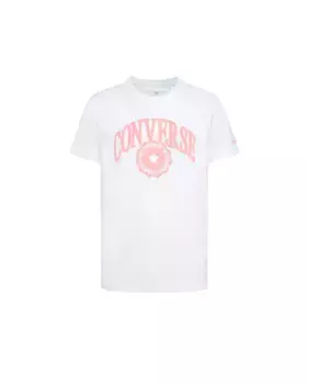 Футболка с логотипом Converse Classic Arc, цвет Salmn