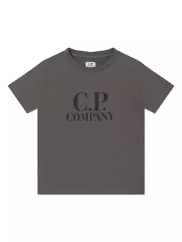 Футболка с логотипом CP Company Kids C.P. Company Kids, серый