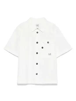 Футболка с логотипом CP Company Kids C.P. Company Kids, белый