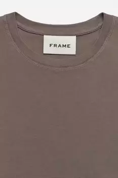 Футболка с логотипом цвета сухой розы FRAME