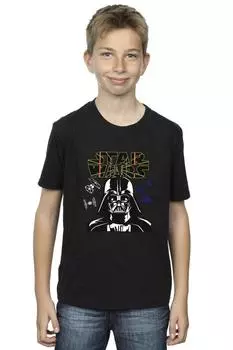 Футболка с логотипом Darth Vader Comp Star Wars, черный