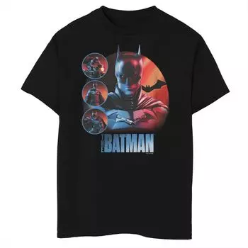 Футболка с логотипом DC Comics Batman Bat Trio для мальчиков 8–20 лет Licensed Character