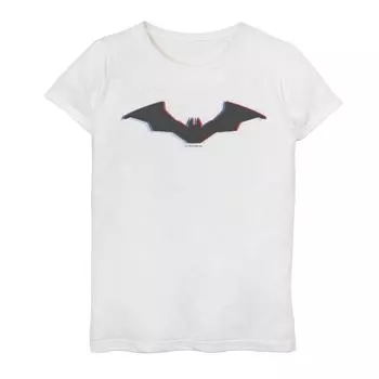 Футболка с логотипом DC Comics Batman Glitch для девочек 7–16 лет Licensed Character