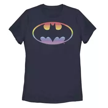 Футболка с логотипом DC Comics Pride Batman для юниоров и радужным градиентом Licensed Character