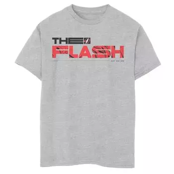 Футболка с логотипом DC Comics The Flash Run и молнией для мальчиков 8–20 лет Licensed Character