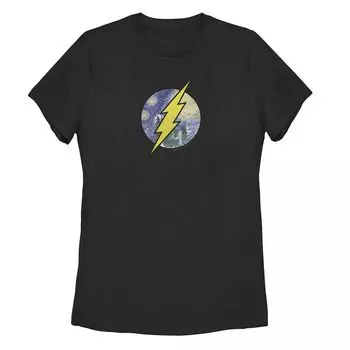 Футболка с логотипом DC Comics The Flash Starry Night для юниоров Licensed Character