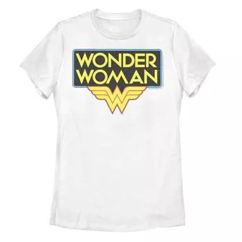Футболка с логотипом DC Comics Wonder Woman для юниоров и графическим рисунком Licensed Character