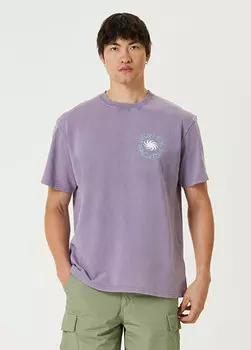Футболка с логотипом Deus Ex Machina, сиреневый