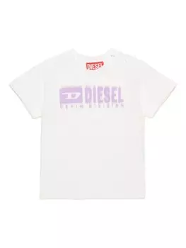 Футболка с логотипом Diesel Kids, белый