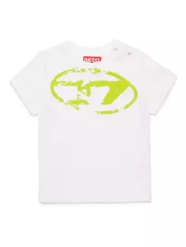 Футболка с логотипом Diesel Kids, белый
