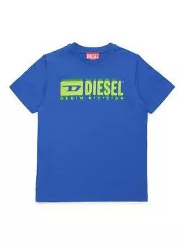 Футболка с логотипом Diesel Kids, синий