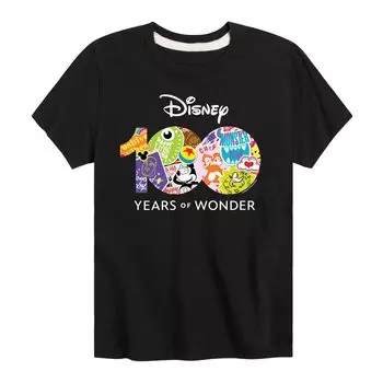 Футболка с логотипом Disney 100 для мальчиков 8–20 лет и графическим рисунком Licensed Character