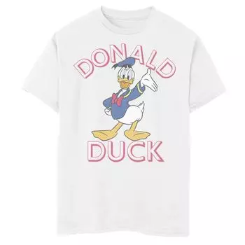 Футболка с логотипом Disney Donald Duck Happy Wave для мальчиков 8–20 лет Licensed Character