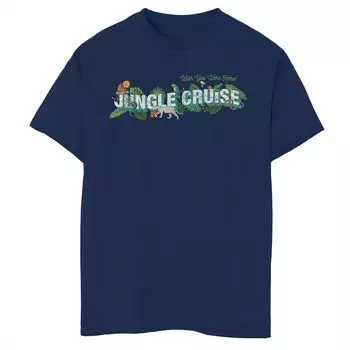 Футболка с логотипом Disney Jungle Cruise для мальчиков 8–20 лет Wish You Were Here Licensed Character