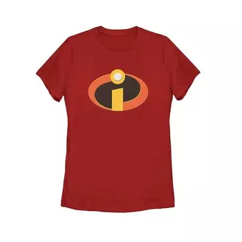 Футболка с логотипом Disney/Pixar's The Incredibles Juniors Licensed Character, красный