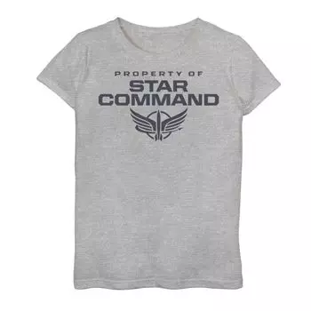 Футболка с логотипом Disney's Buzz Lightyear для девочек 7–16 лет «Property Of Star Command» Disney