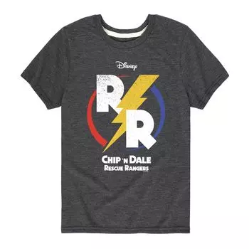Футболка с логотипом Disney's Chip N Dale для мальчиков 8–20 лет Licensed Character, серый