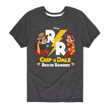 Футболка с логотипом Disney's Chip N Dale для мальчиков 8–20 лет Licensed Character, серый