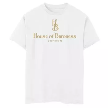 Футболка с логотипом Disney's Cruella для мальчиков 8–20 House Of Baroness London Disney, белый