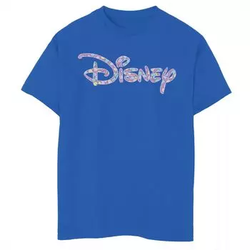 Футболка с логотипом Disney's для мальчиков 8–20 лет ко Дню Святого Валентина и графическим рисунком Candy Hearts Disney