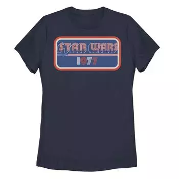 Футболка с логотипом Disney's Star Wars Juniors 1977 года и графическим рисунком Licensed Character