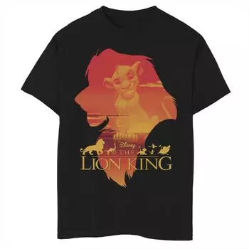 Футболка с логотипом Disney's The Lion King 8–20 Simba Silhouette Pride для мальчиков 8–20 лет Disney