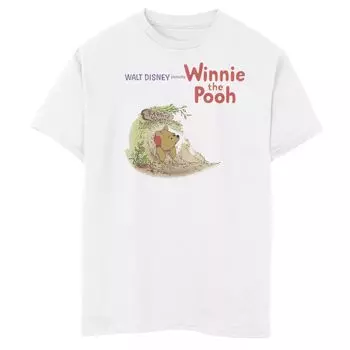 Футболка с логотипом Disney's Winnie The Pooh для мальчиков 8–20 лет, застрявшая в доме кролика Disney