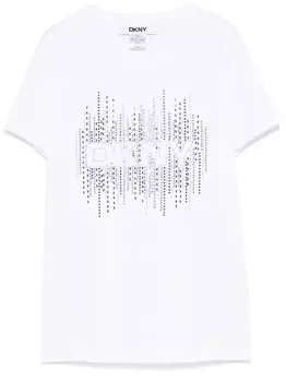 Футболка с логотипом DKNY, белый