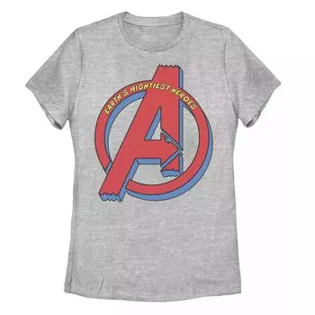 Футболка с логотипом для юниоров Marvel Avengers Earth's Mightiest Heroes Licensed Character
