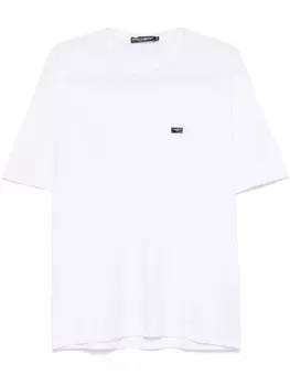 Футболка с логотипом Dolce & Gabbana, белый