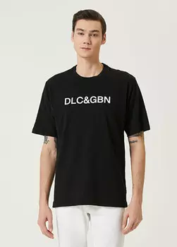 Футболка с логотипом Dolce&Gabbana, черный