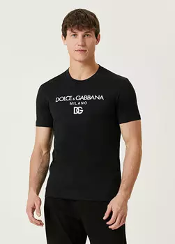 Футболка с логотипом Dolce&Gabbana, черный