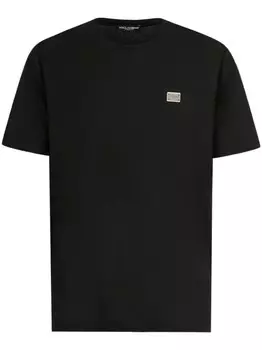 Футболка с логотипом Dolce & Gabbana, черный