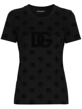 Футболка с логотипом DOLCE & GABBANA, черный
