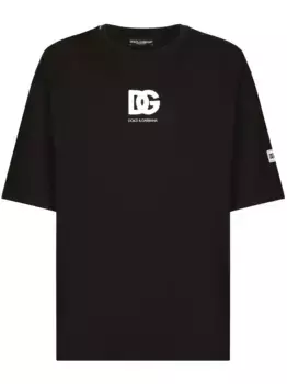 Футболка с логотипом DOLCE & GABBANA, черный