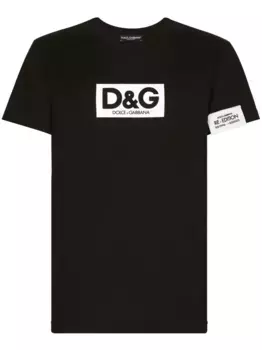Футболка с логотипом DOLCE & GABBANA, черный