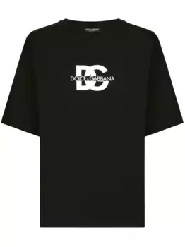 Футболка с логотипом DOLCE & GABBANA, черный