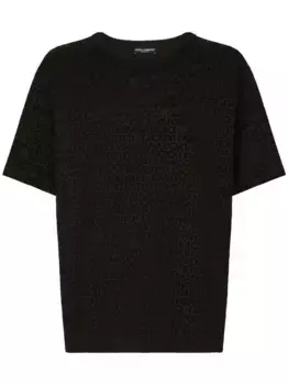 Футболка с логотипом DOLCE & GABBANA, черный
