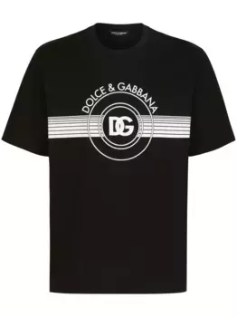 Футболка с логотипом DOLCE & GABBANA, черный