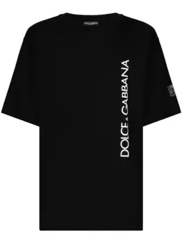 Футболка с логотипом DOLCE & GABBANA, черный