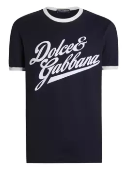 Футболка с логотипом DOLCE & GABBANA, черный