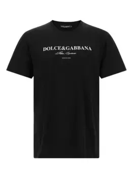 Футболка с логотипом DOLCE & GABBANA, черный