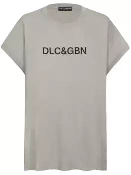 Футболка с логотипом DOLCE & GABBANA, серый