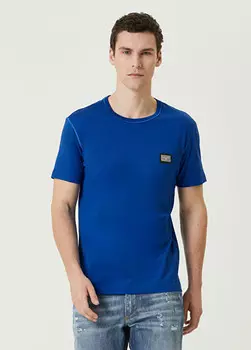 Футболка с логотипом Dolce&Gabbana, синий