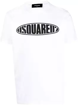 Футболка с логотипом доски для серфинга Dsquared2, белый