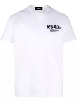 Футболка с логотипом Dsquared2, белый