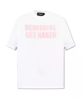 Футболка с логотипом Dsquared2, белый