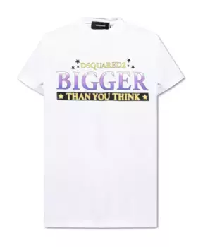 Футболка с логотипом Dsquared2, белый